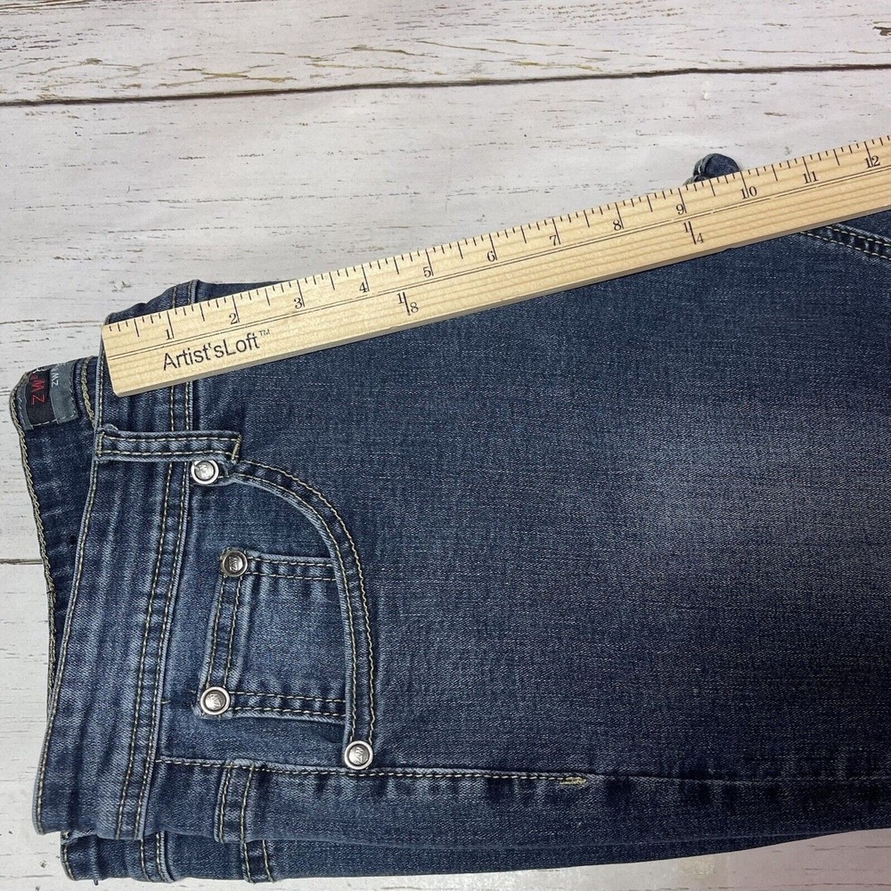 Zara Womens Jeans Wear Womens Size 34 Blue Straight Leg Dark Wash Denim - Picture 6 of 14